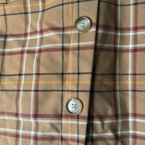 LOFT 6P plaid women’s skirt - Picture 2 of 4